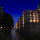 Speicherstadt by night