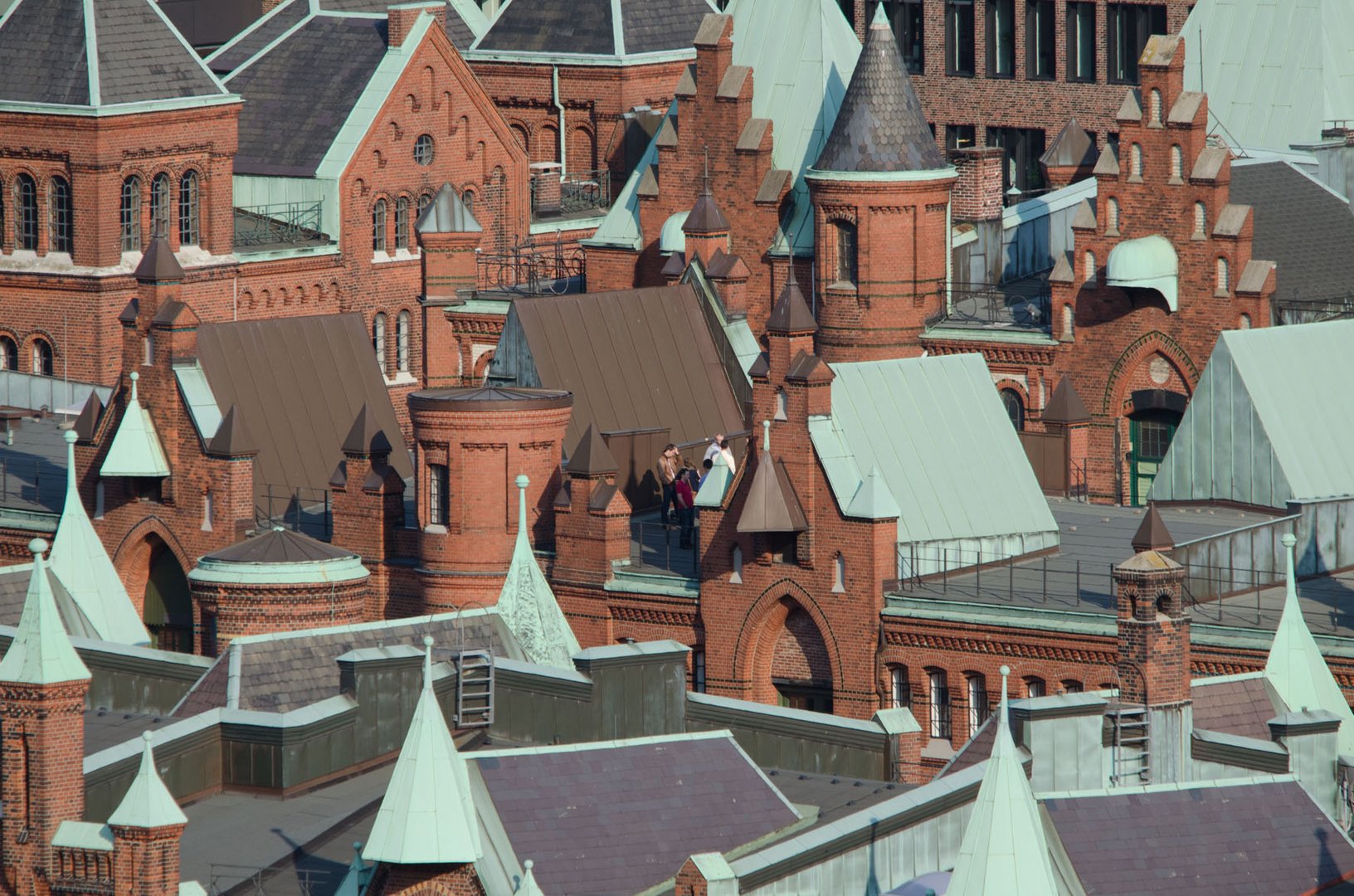 Speicherstadt-Dächer unbearbeitet