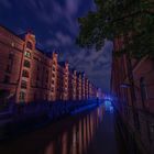 Speicherstadt Hamburg at Night