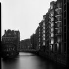 Speicherstadt Hamburg bei Nacht