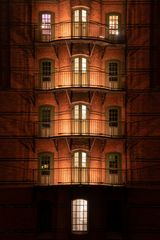 Speicherstadt Hamburg bei Nacht