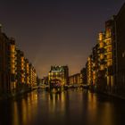 Speicherstadt Hamburg bei Nacht