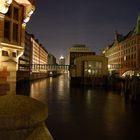 Speicherstadt Hamburg bei Nacht