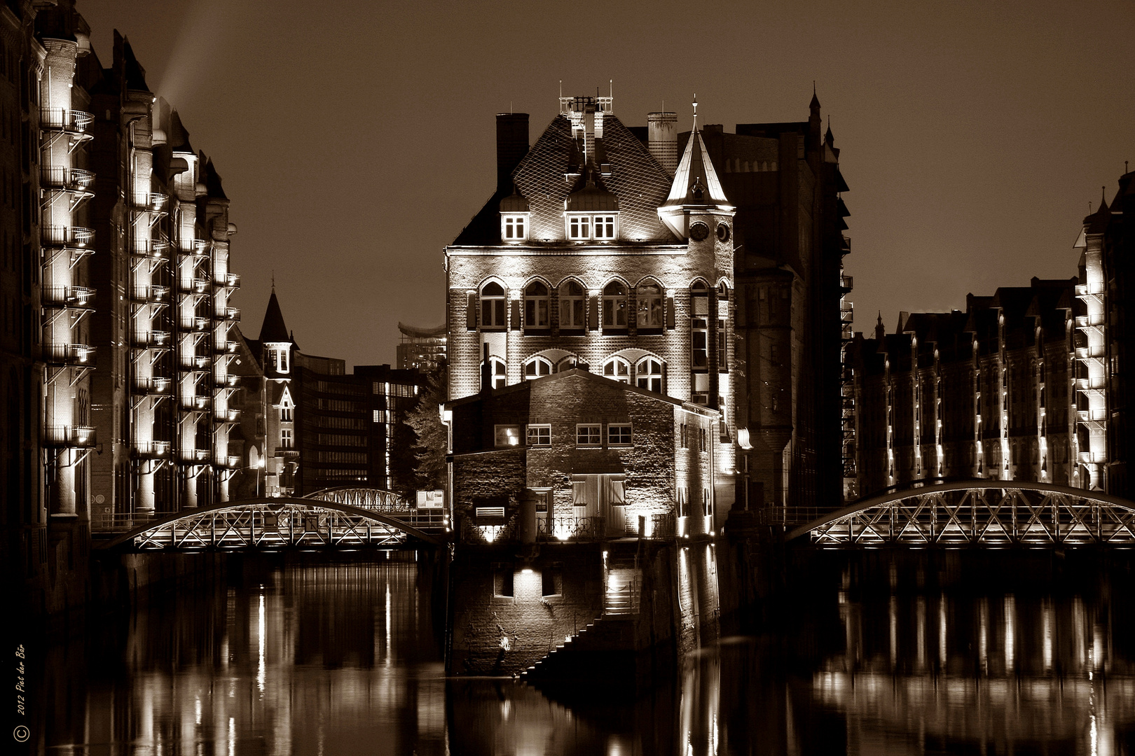 Speicherstadt Hamburg bei Nacht "RELOADED"