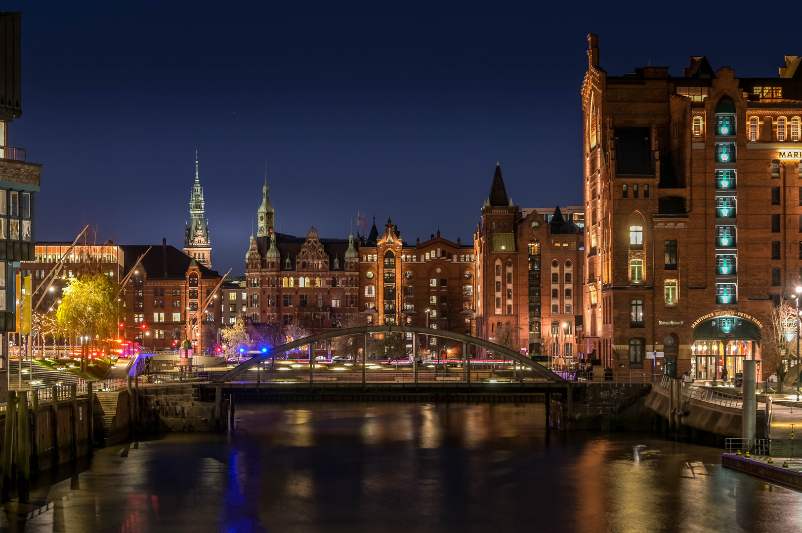 Speicherstadt Hamburg mit Maritimen Museum