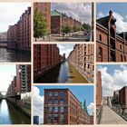 Speicherstadt Hamburg mit verschiedenen Durchblicken