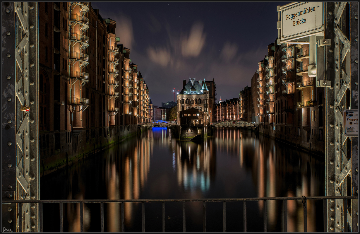 Speicherstadt Hamburg - Poggenmühlen-Brücke