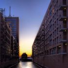 Speicherstadt Hamburg - Sunset Notruf Hafenkante