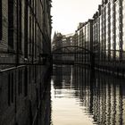 Speicherstadt im Gegenlicht