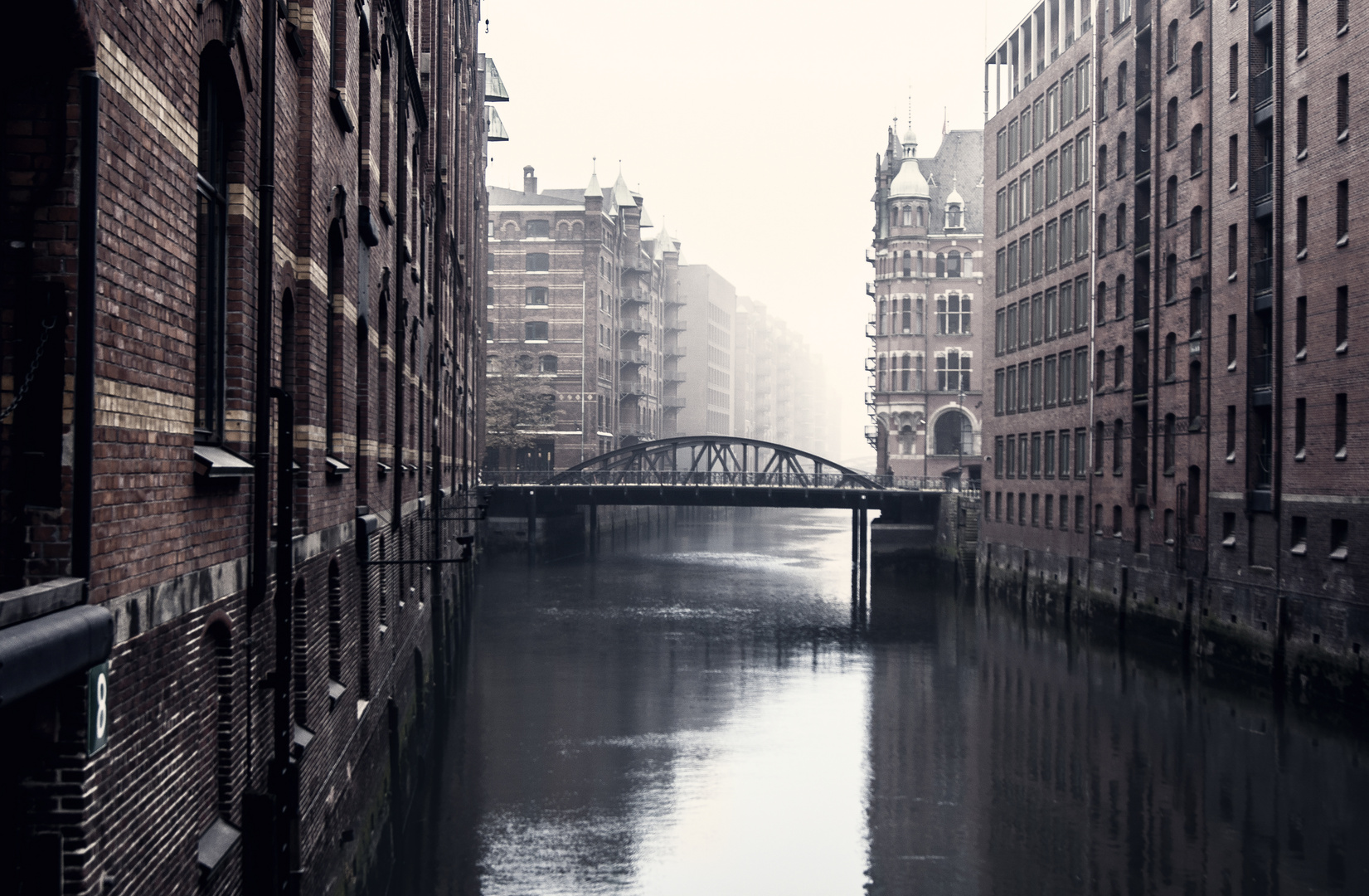 Speicherstadt im Nebel