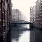 Speicherstadt im Nebel