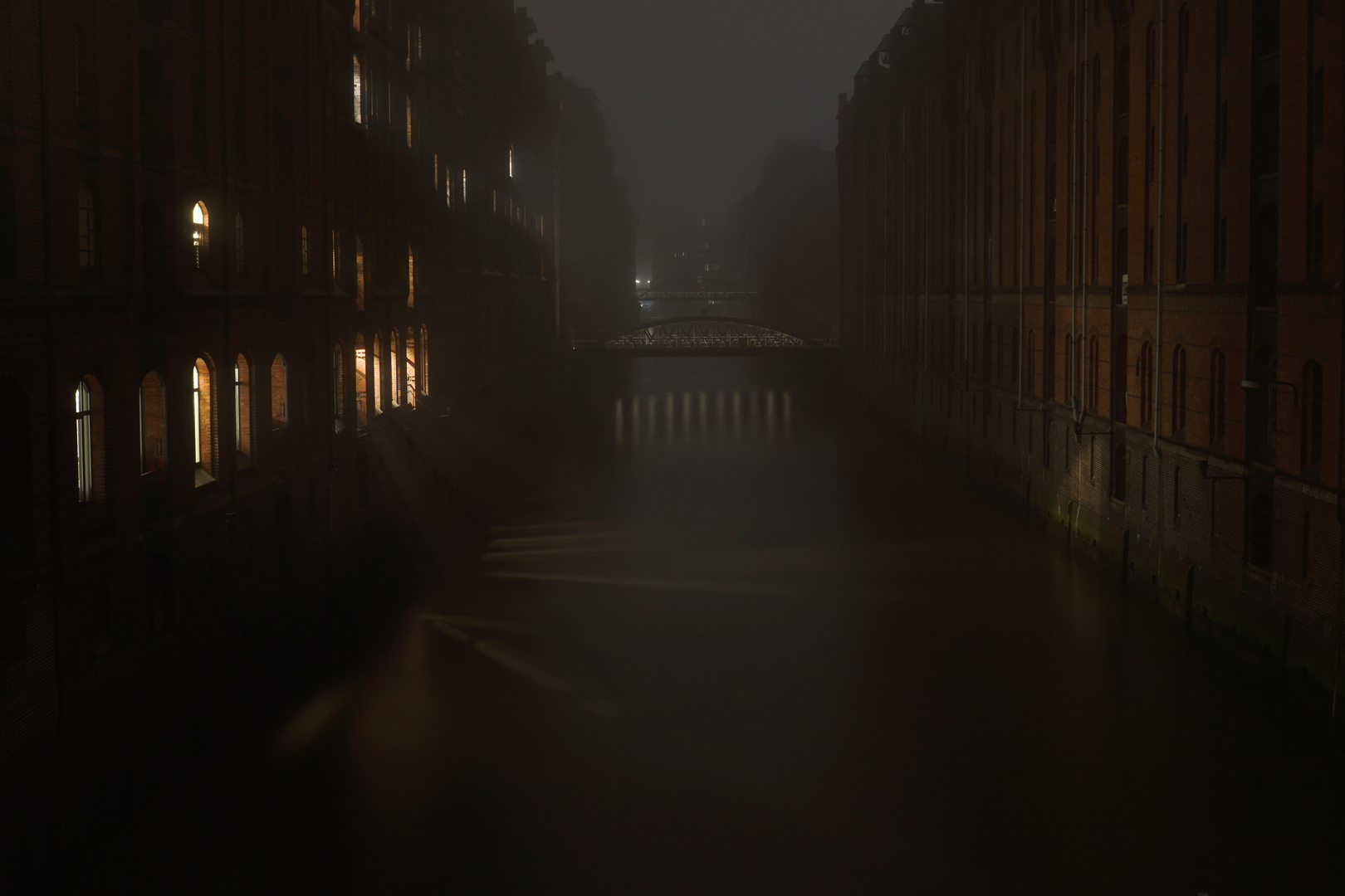 Speicherstadt im Nebel