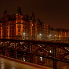 Speicherstadt im Regen