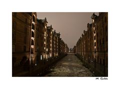 Speicherstadt im Schnee