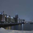 Speicherstadt im Schnee (zur Versteigerung)