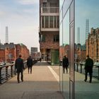 Speicherstadt im Spiegel der Hafencity