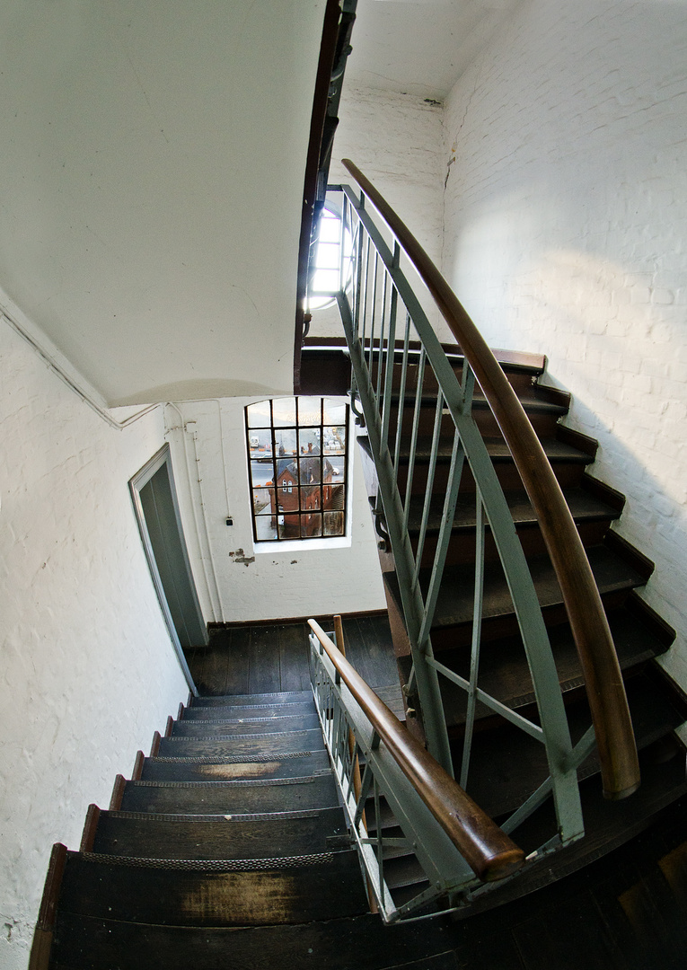 Speicherstadt, im Treppenhaus