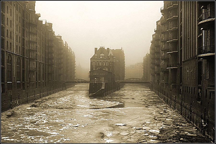 Speicherstadt im Winter