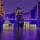 Speicherstadt in blau