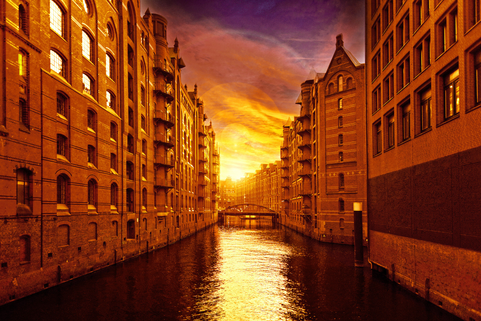 Speicherstadt in Hamburg