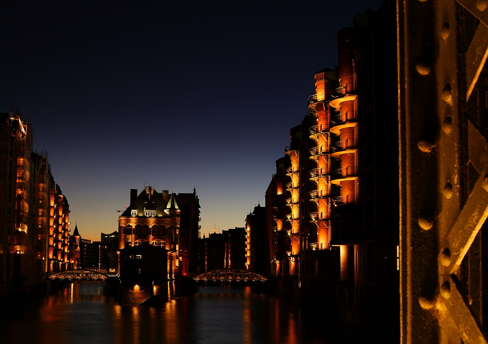 Speicherstadt in Hamburg Version 3