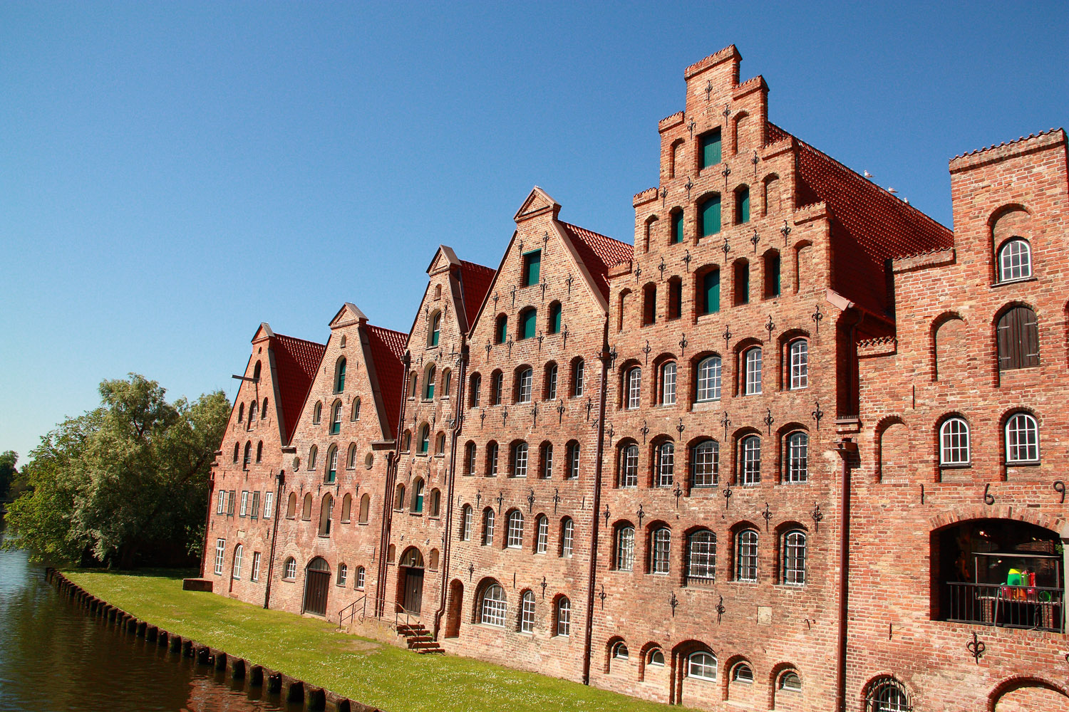 Speicherstadt in Lübeck