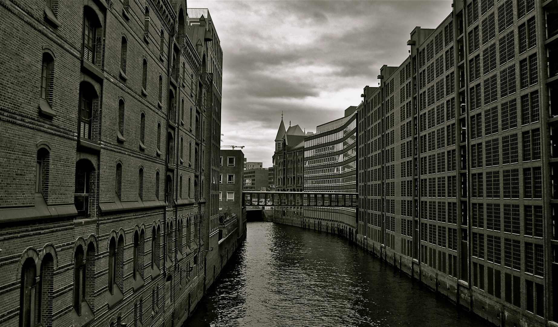 Speicherstadt monochrom