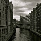 Speicherstadt monochrom