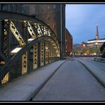 Speicherstadt - on the bridge