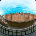 Speicherstadt Panorama   Wasserschloß