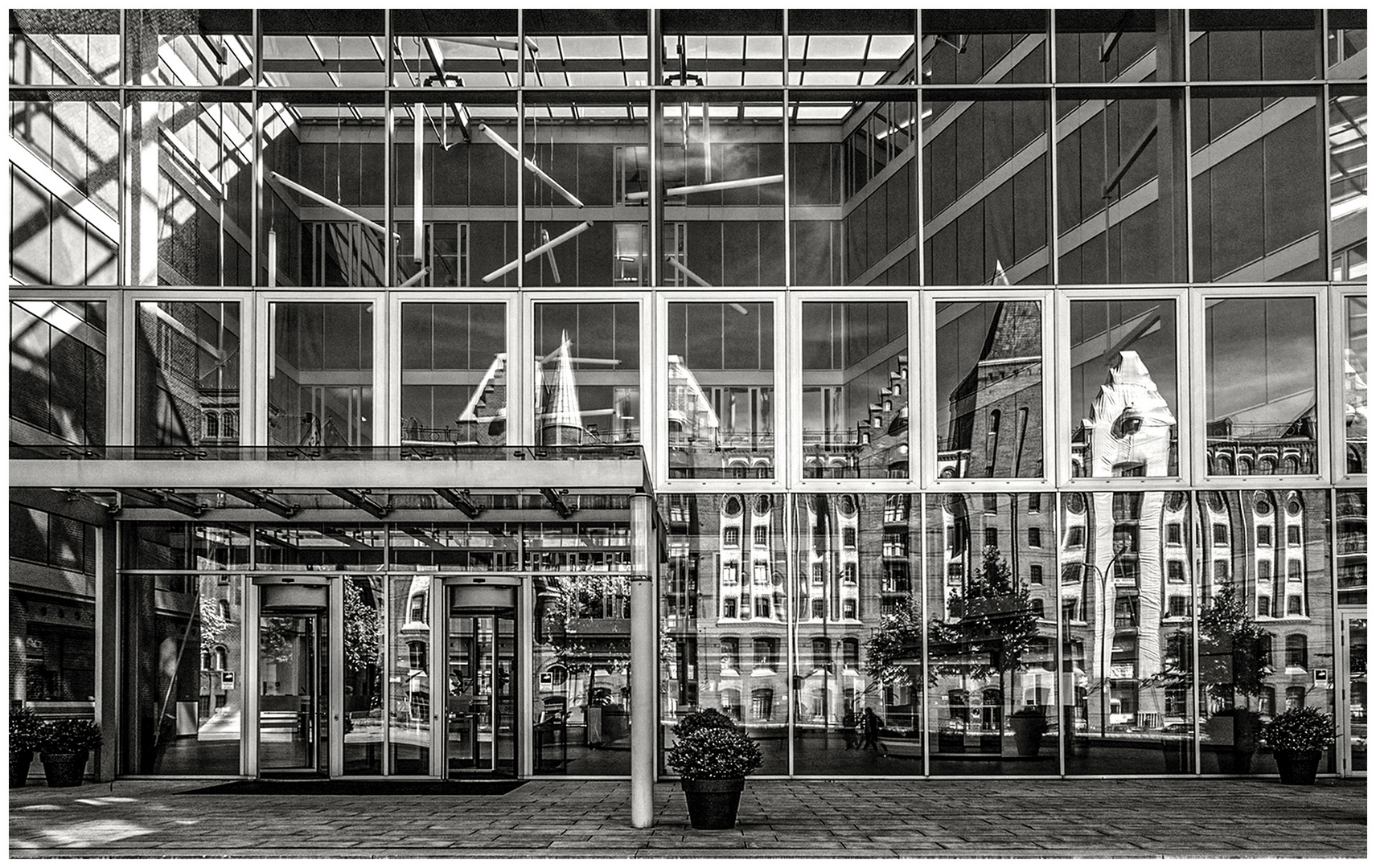 Speicherstadt-Spiegelung SW