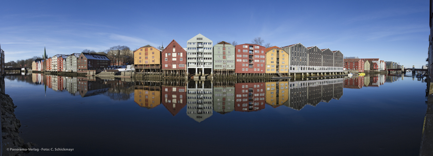 Speicherstadt Trondheim Norwegen