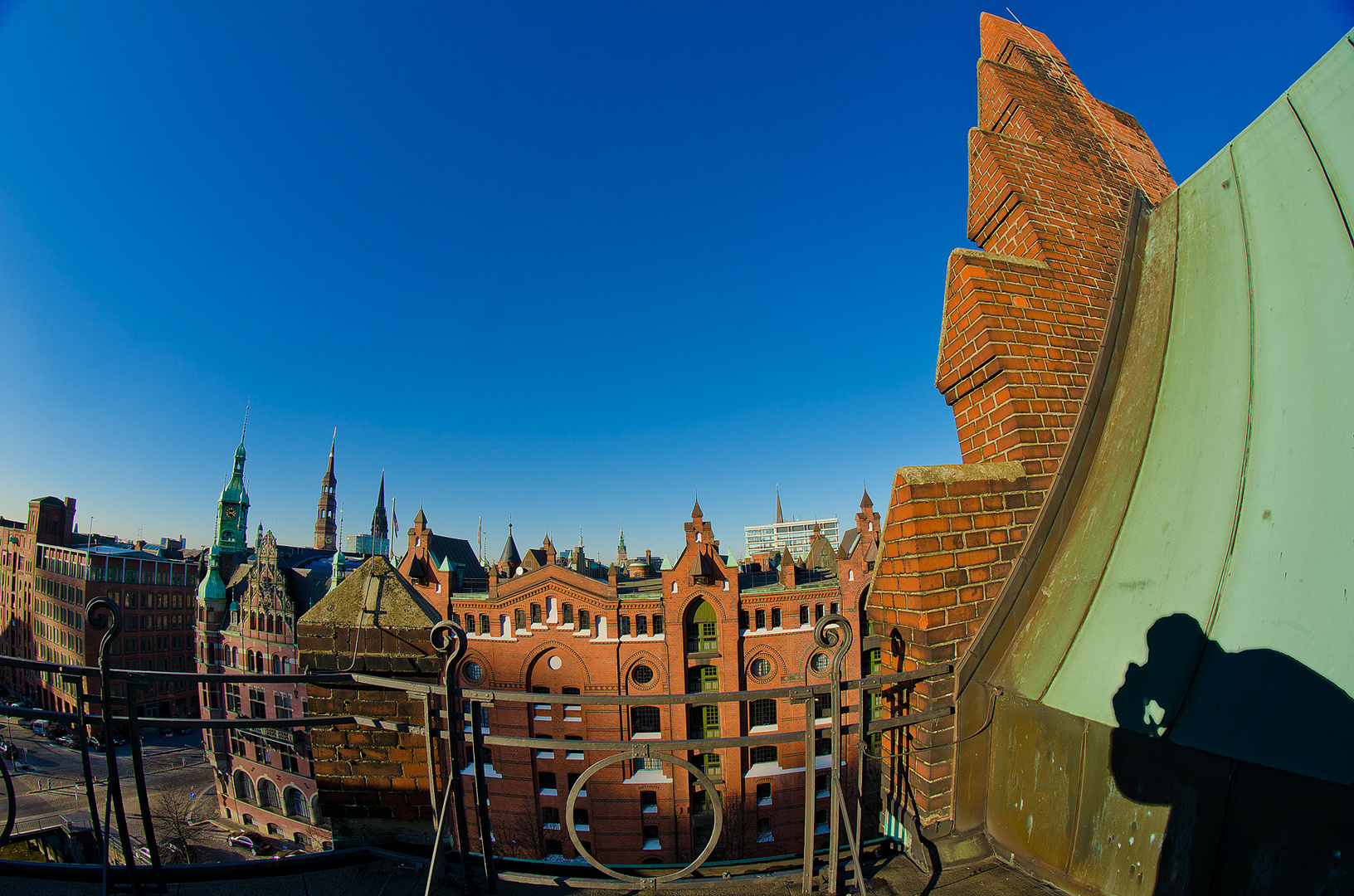 Speicherstadt und der eigene Schatten