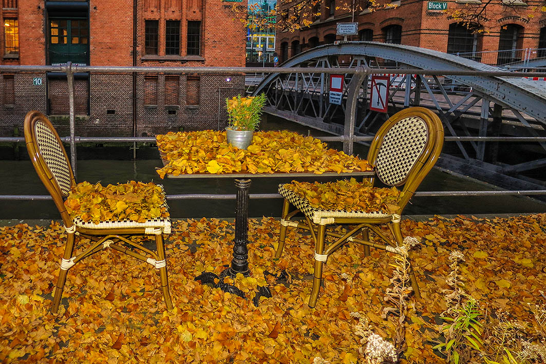 Speicherstadt und der Herbst