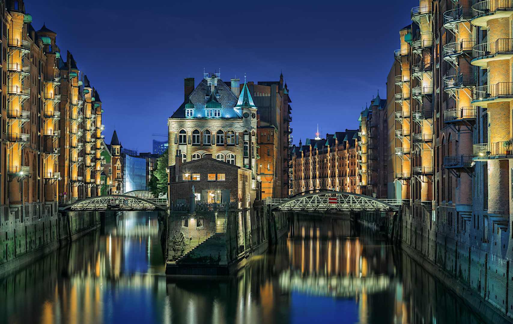 Speicherstadt "Wasserschlösschen" Windenwärterhäuschen