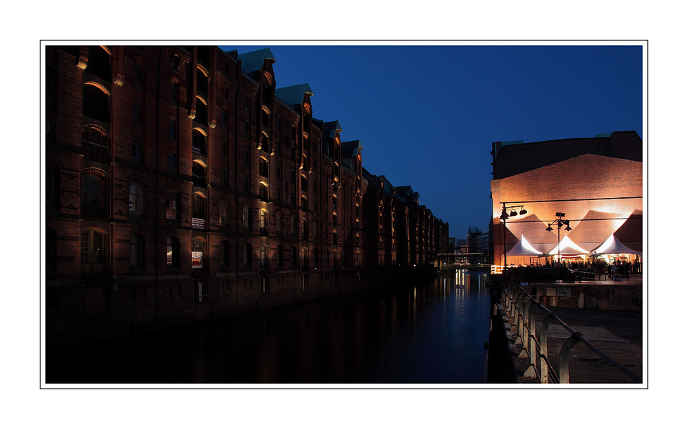 Speicherstadt zur blauen Stunde