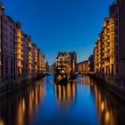 Speicherstadt zur blauen Stunde