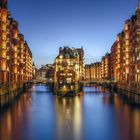 Speicherstadt zur bleuen Stunde