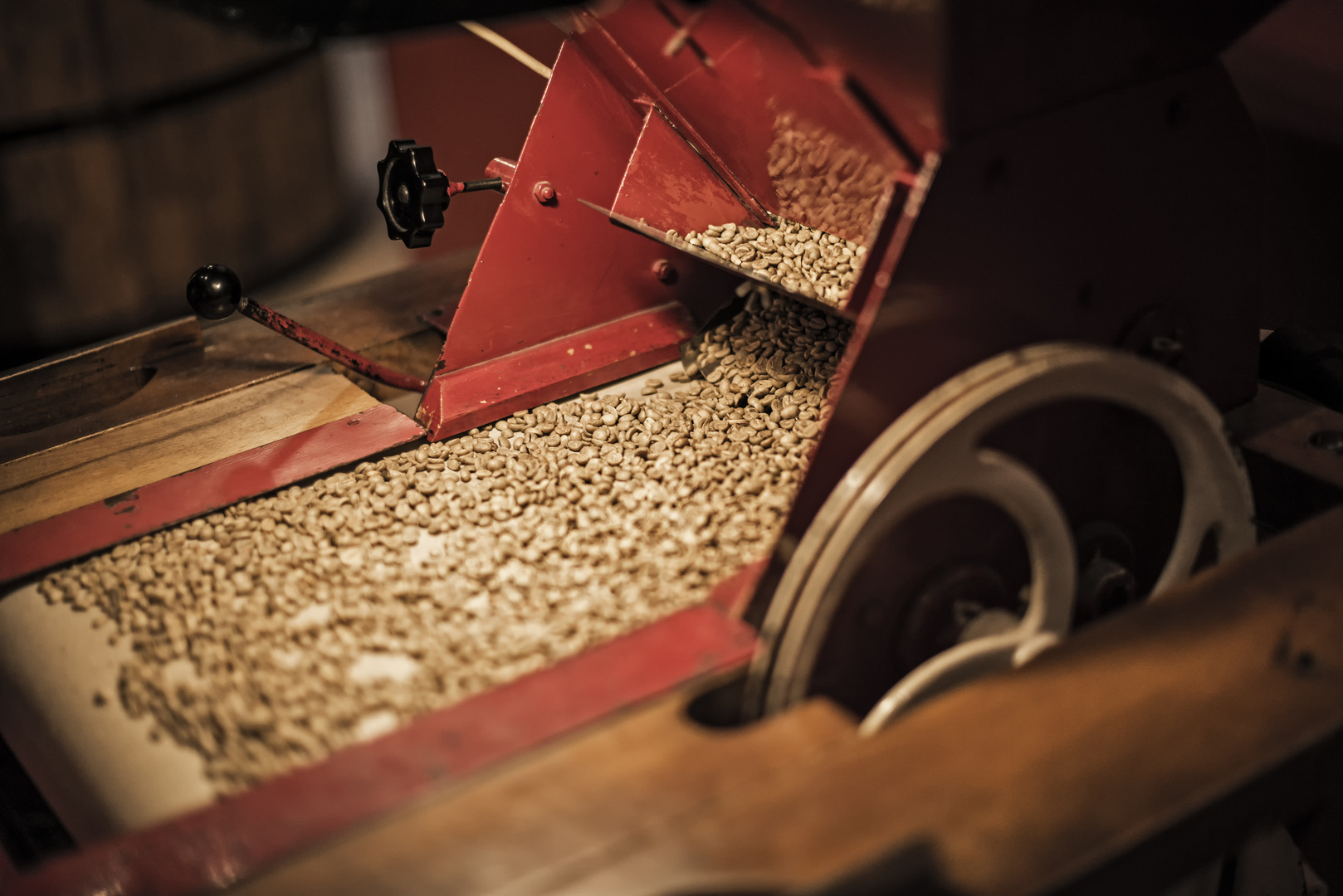 Speicherstadtmuseum Hamburg; Kaffeebohnen-Sortiermaschine