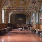 Speisesaal der Abbazia di Monte Oliveto Maggiore - Toskana