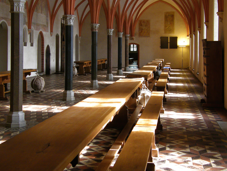 Speisesaal in der Marienburg