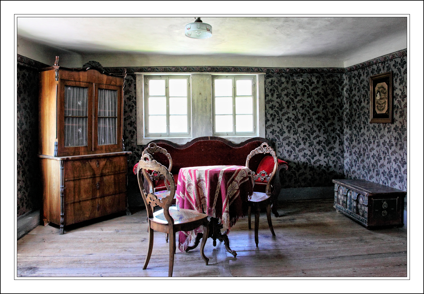 Speisezimmer im Bauernhofmuseum Fladungen