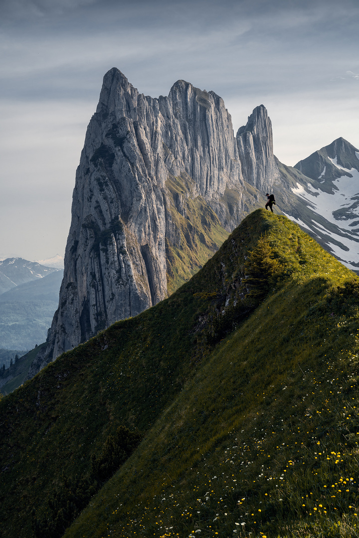 Spektakuläre Aussicht in der Schweiz