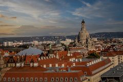 Spektakulärer Blick auf Dresden