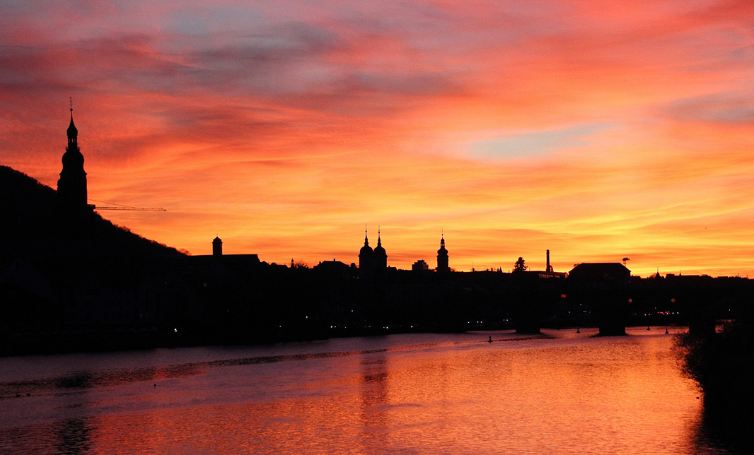 Spektakulärer Sonnenuntergang