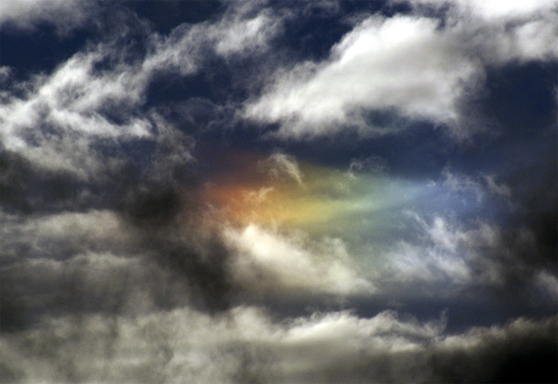 Spektrales Wolkenglühen