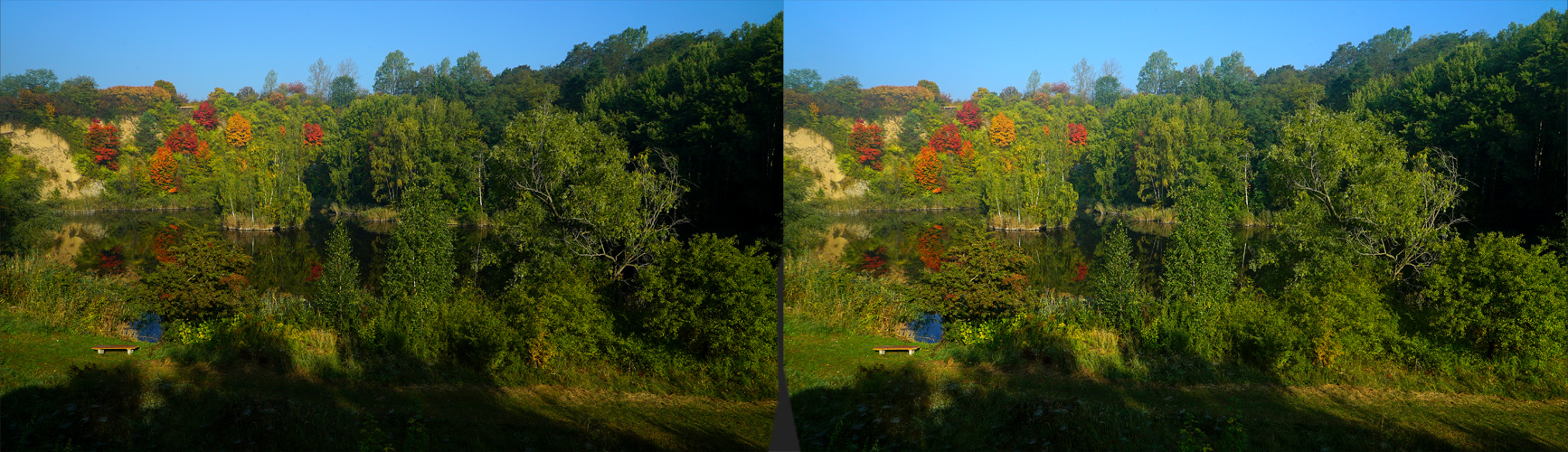 Sperenberg Gipsbrüche Herbst (3D-X-View Cha-Cha)