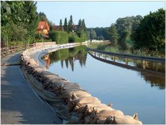 Sperrung wegen Hochwasser