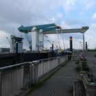Sperrwerk Estemündung in Hamburg