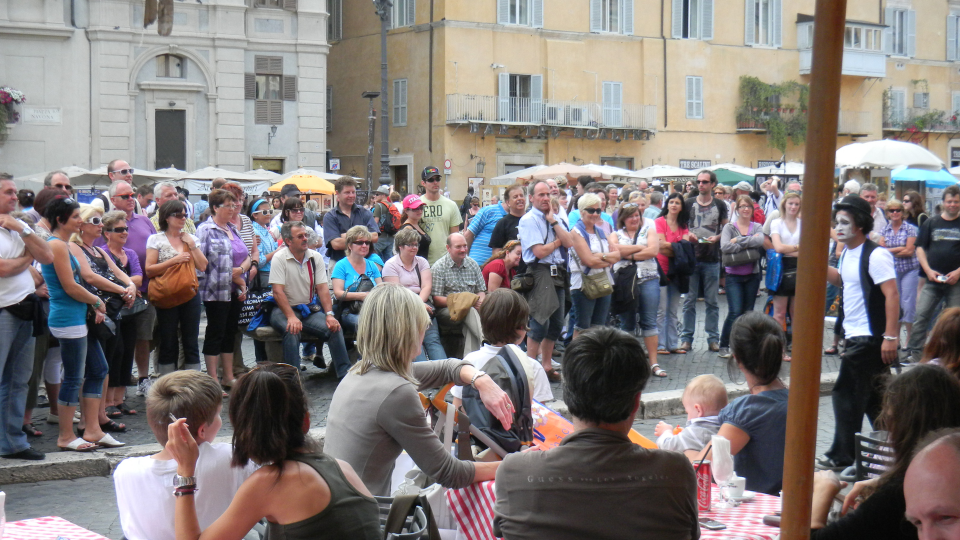 spettacolo in strada